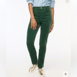J. Crew Corduroy full-length essential straight pant